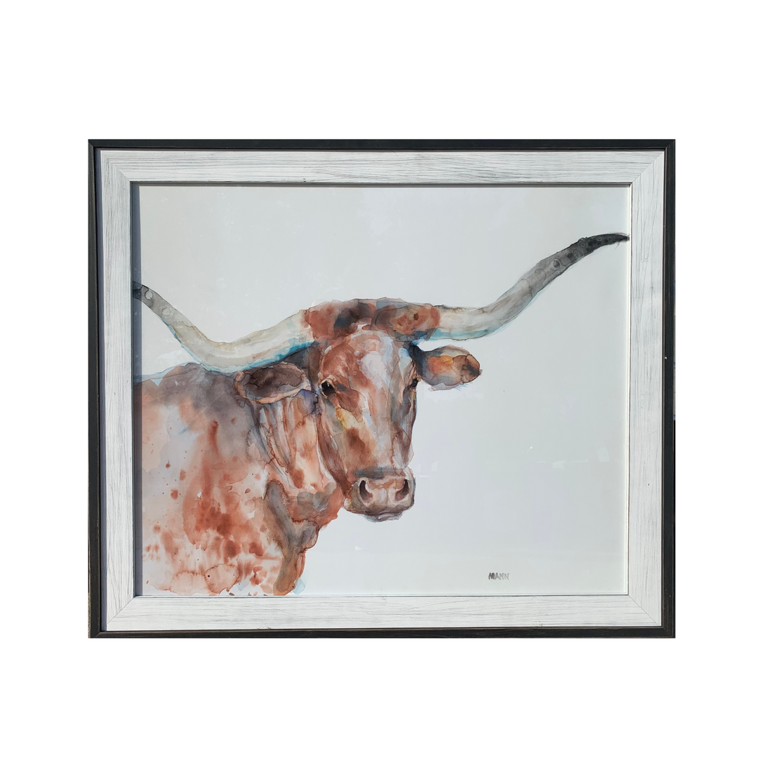 Longhorn Watercolor