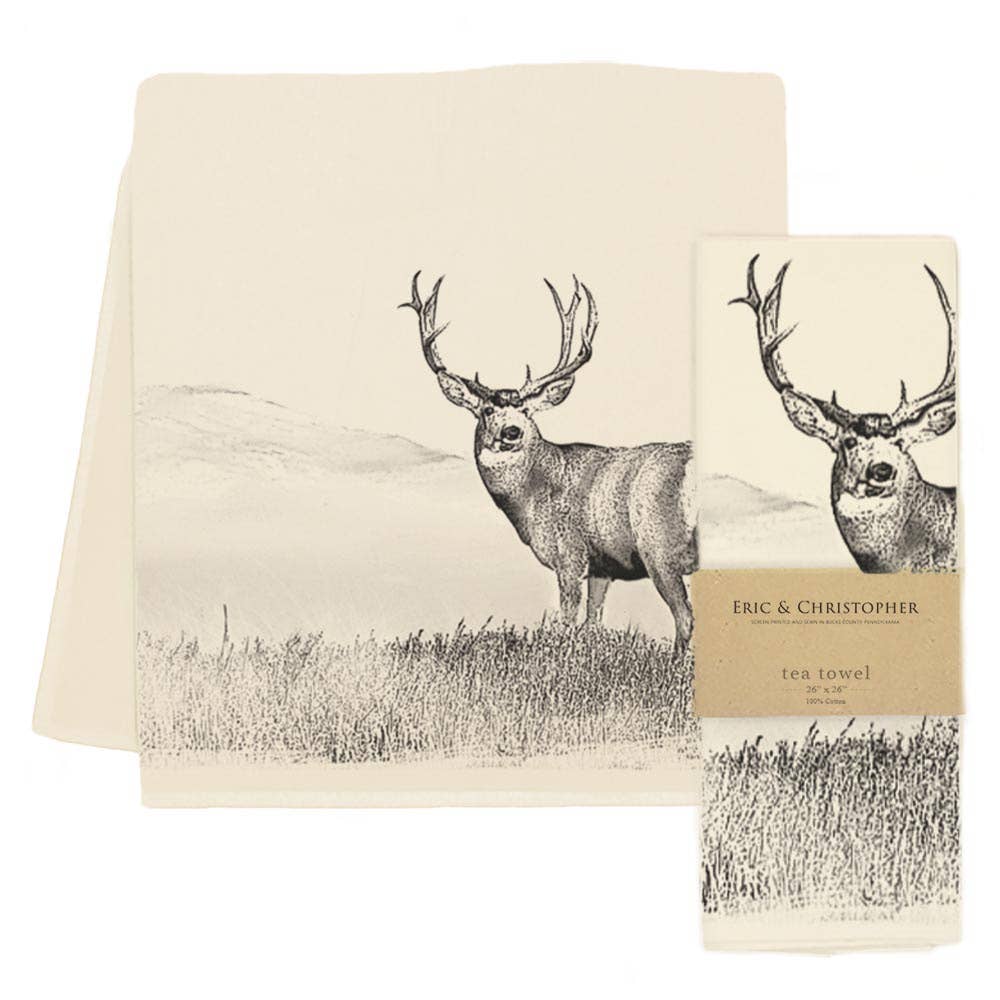 American Woodlands Collective Deer Tea Towel