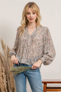 Genevieve Floral Blouse