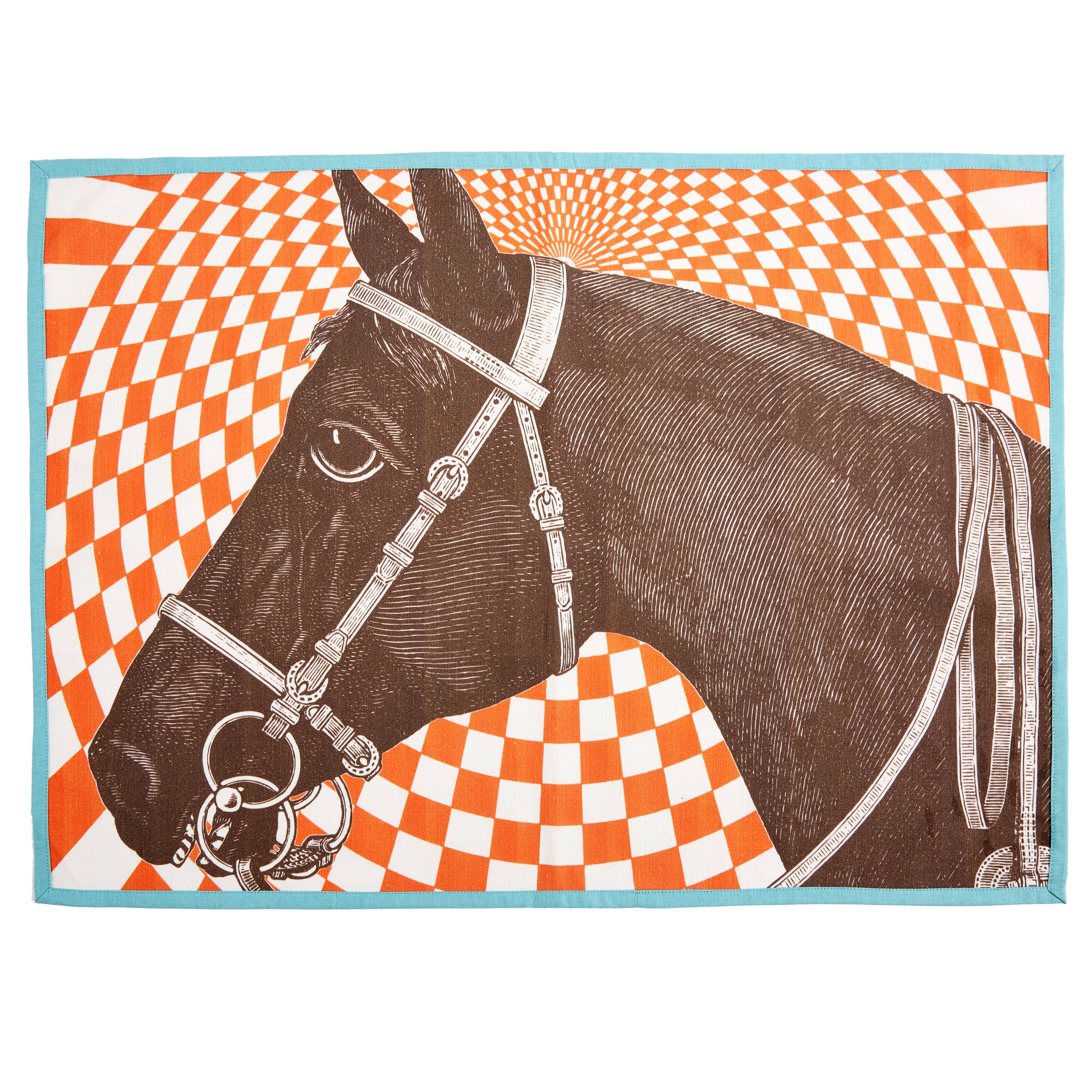 Equus Optic Tea Towel