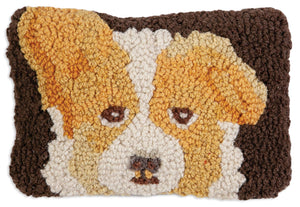 Corgi Puppy Decorative Wool Pillow