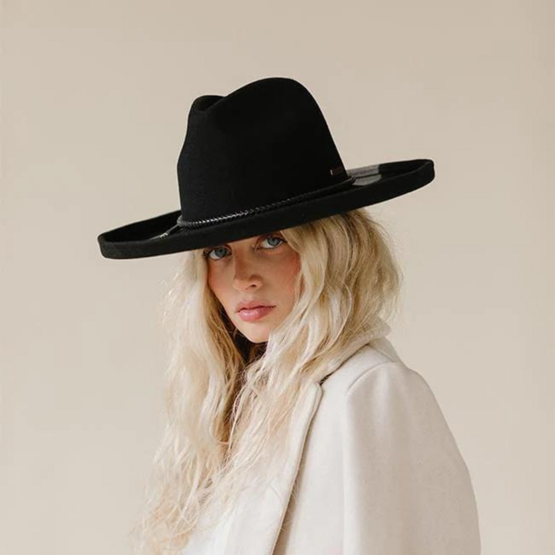 Maude Pencil Brim-Black
