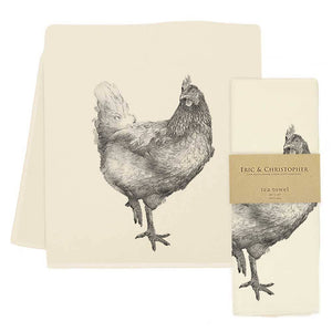 Hen Tea Towel