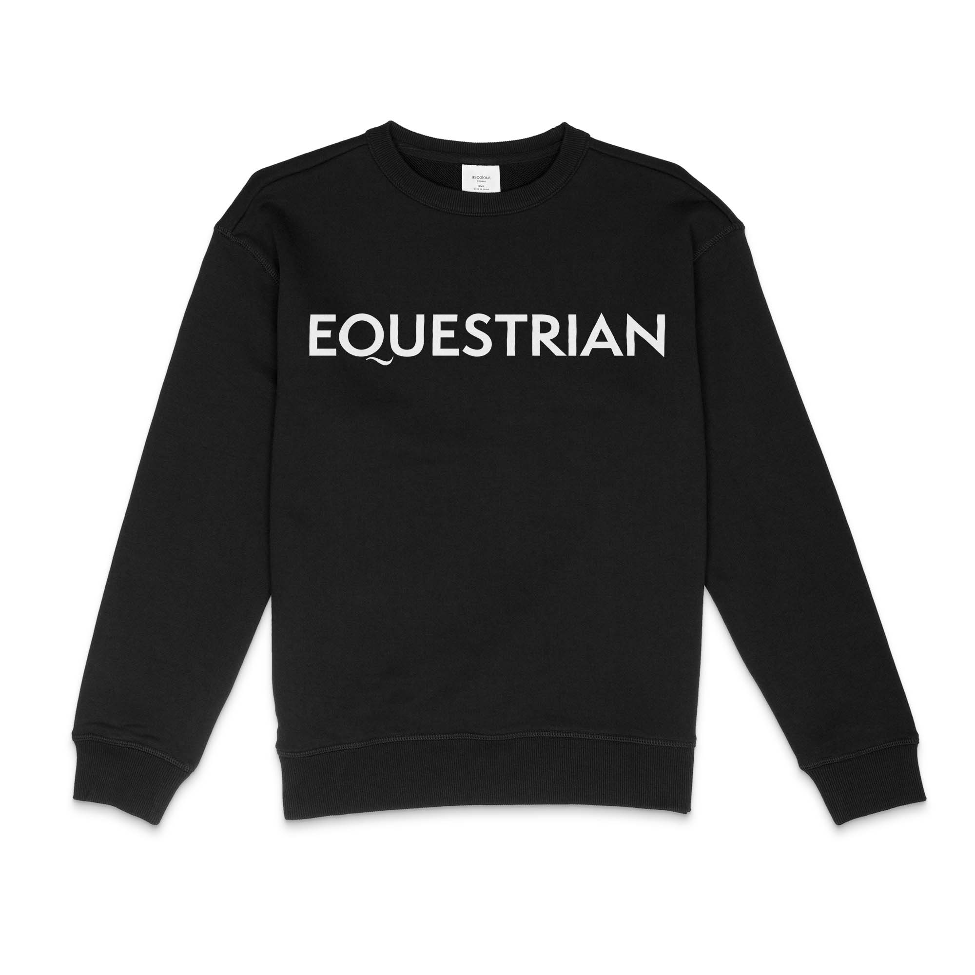 Equestrian Sweater for Equestrians-Black
