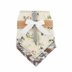Muslin Camo Bibs & Spoon Set