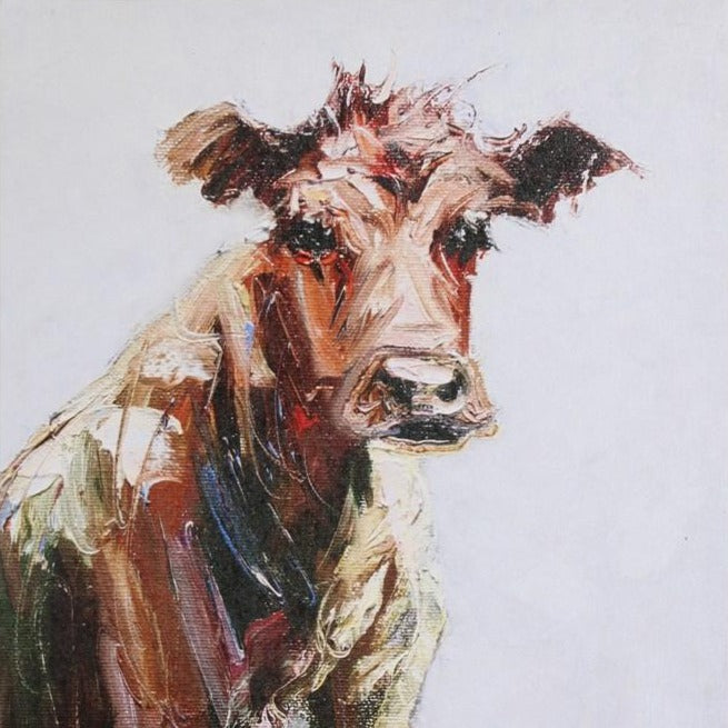 Cow Canvas Wall Décor