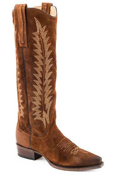 Stetson Emme Suede Cowboy Boots
