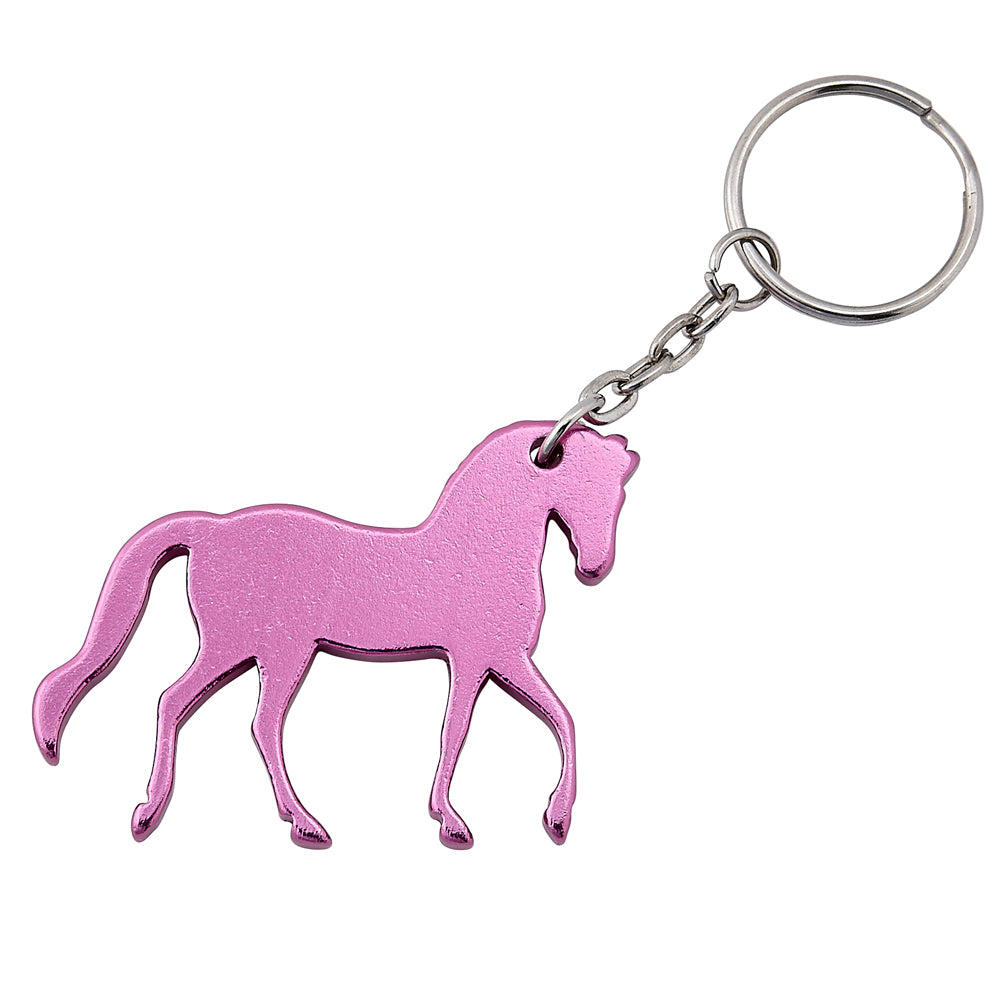 Pink Prancing Horse Key Chain