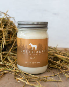 Grey Horse Candle Company Soy Candle- Fresh Cut Hay
