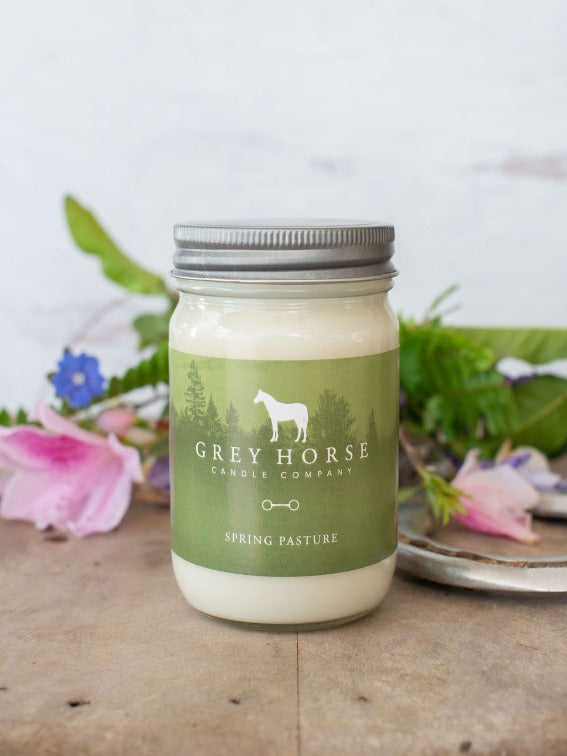 Grey Horse Candle Company Soy Candle- Spring Pasture