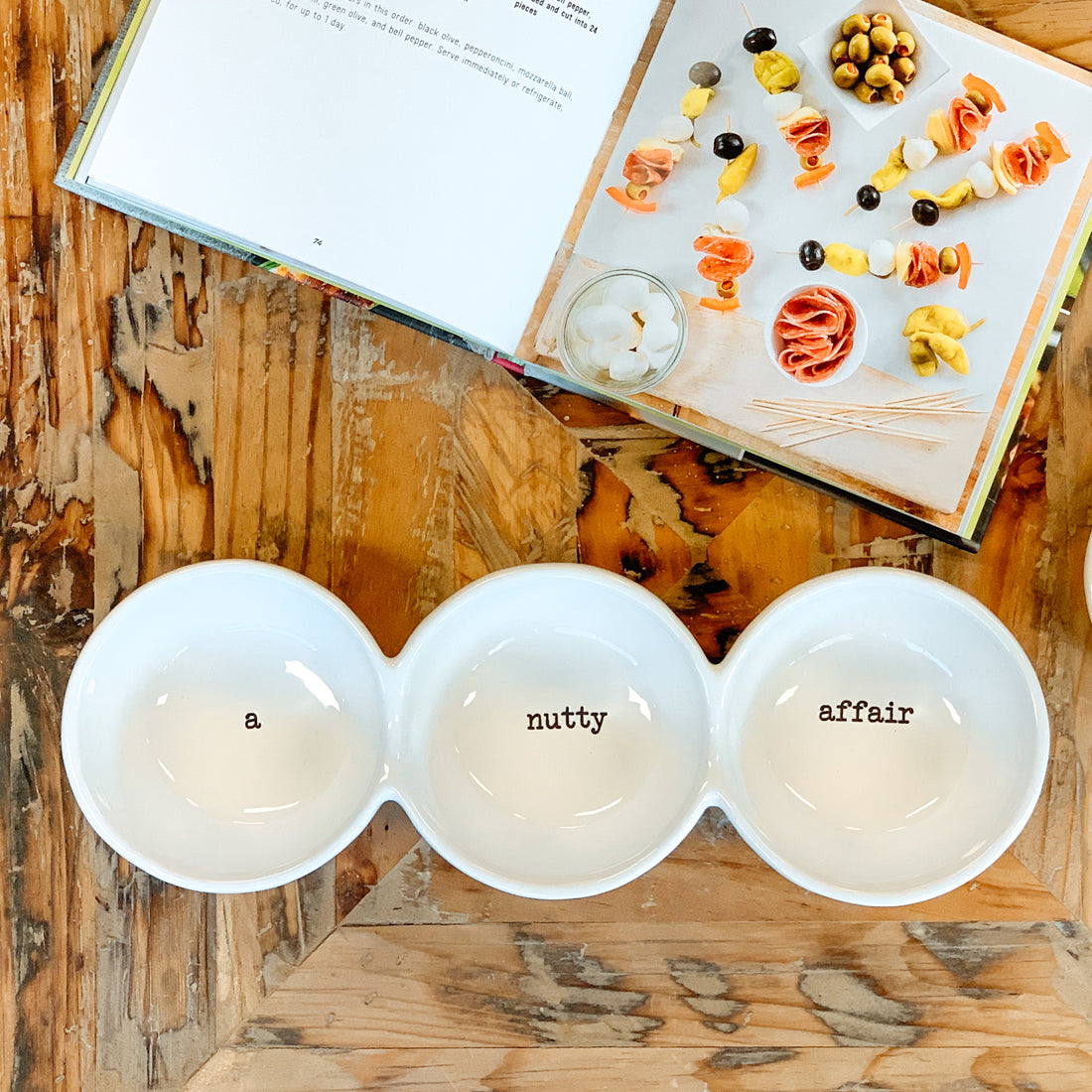 A Nutty Affair Ceramic Trio