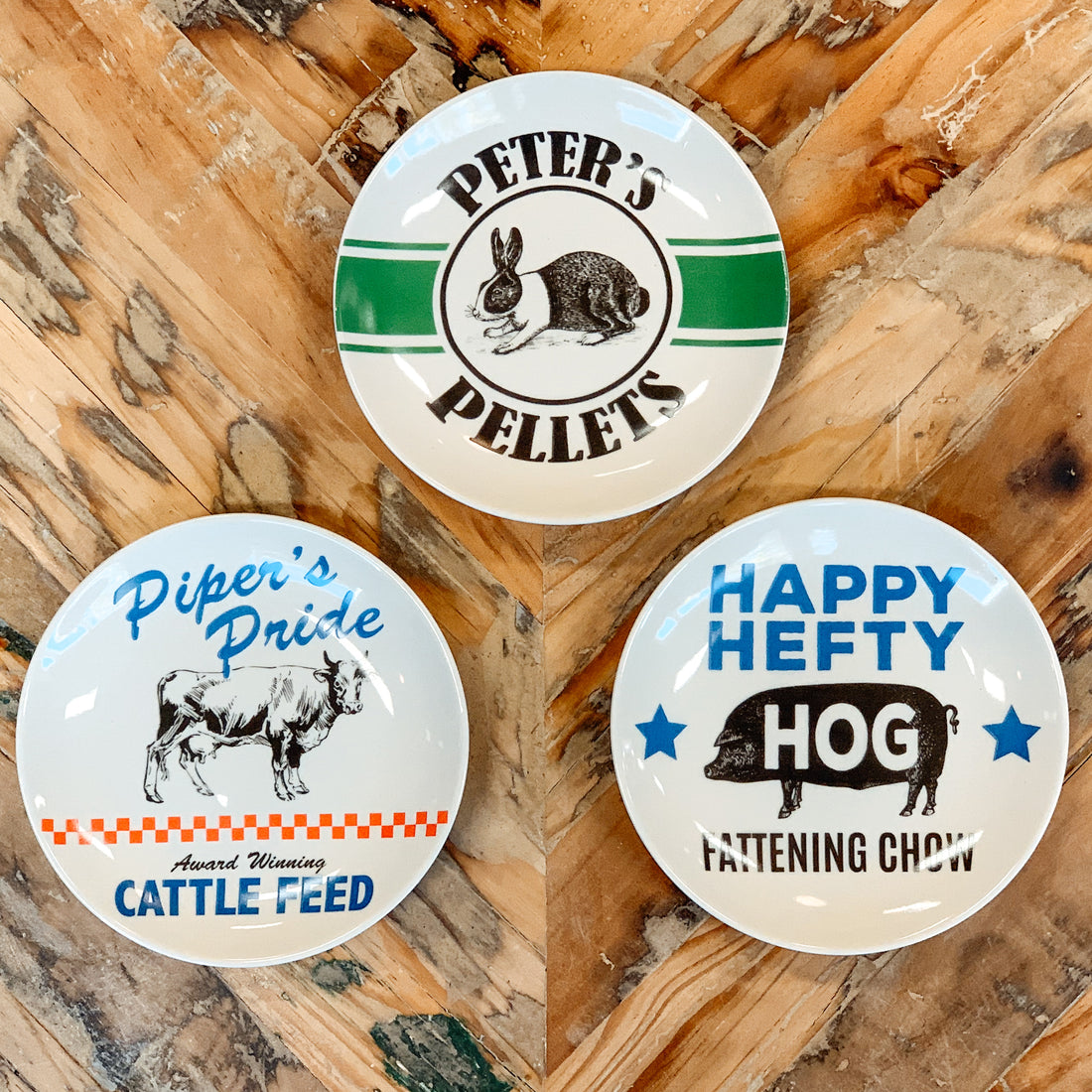 5" Farm Animal Ceramic Plate