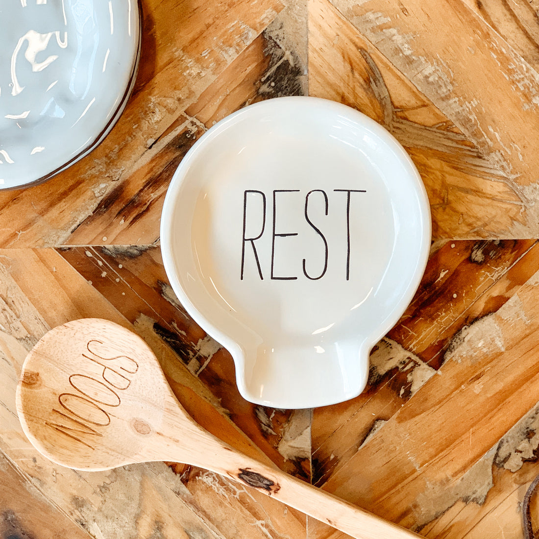 Wooden Spoon Rest Set