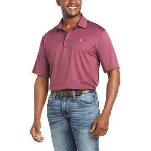Ariat Mens Charger 2.0 SS Polo-Malbec