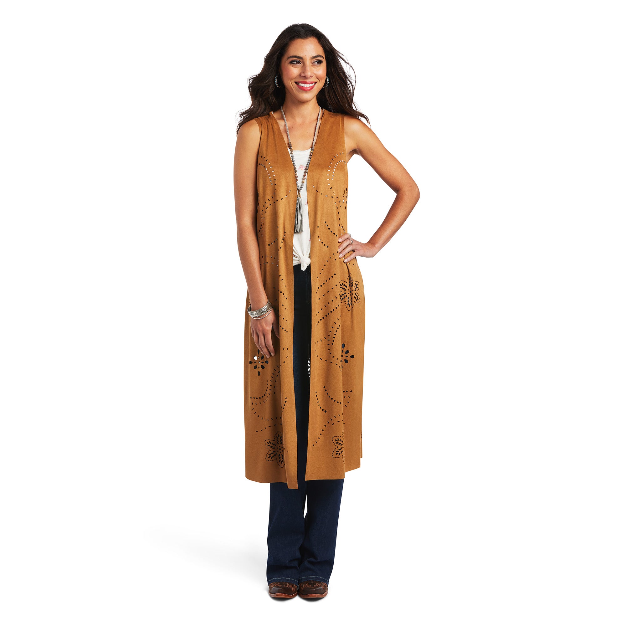 Ariat Womens Magdalena Suede Vest