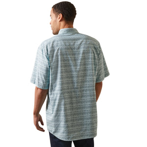 Ariat Mens Venttek Outbound Short Sleeve Shirt-Fair Aqua
