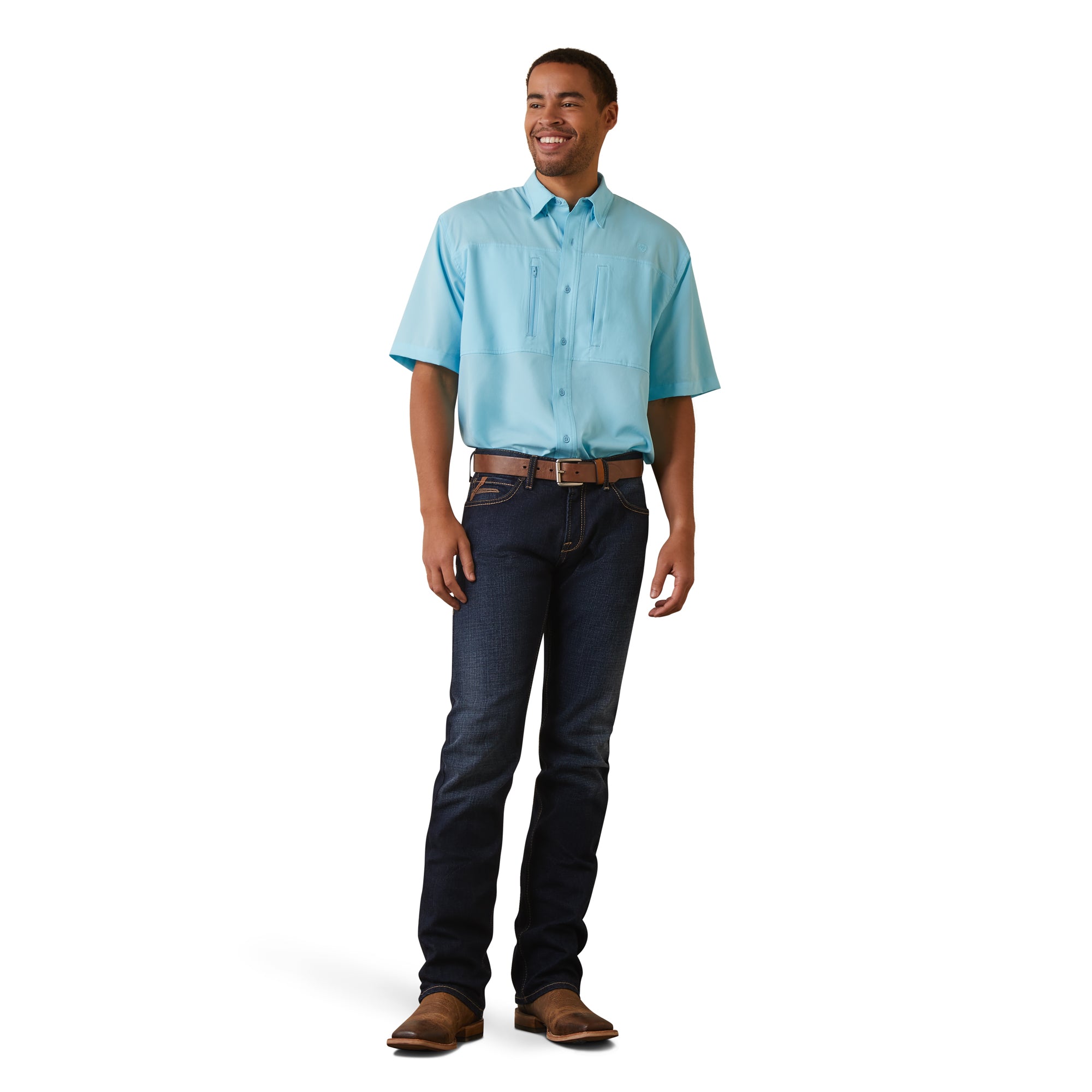 Ariat VentTEK Classic Fit Shirt-Cenote Aqua