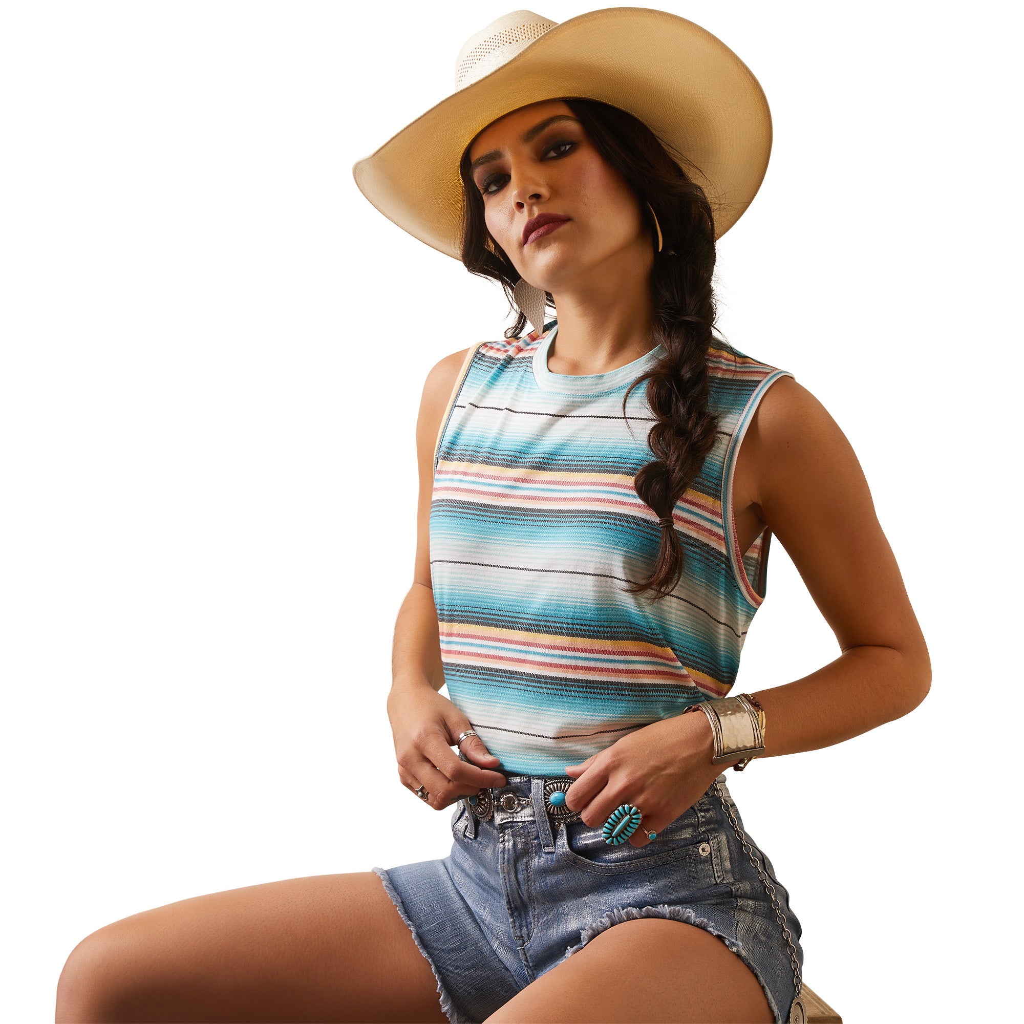 Ariat Womens Rodeo Chica Sleeveless Tank