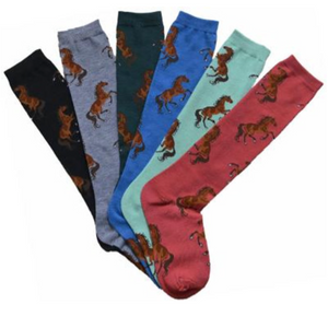 Lila Bay Horse Knee Socks