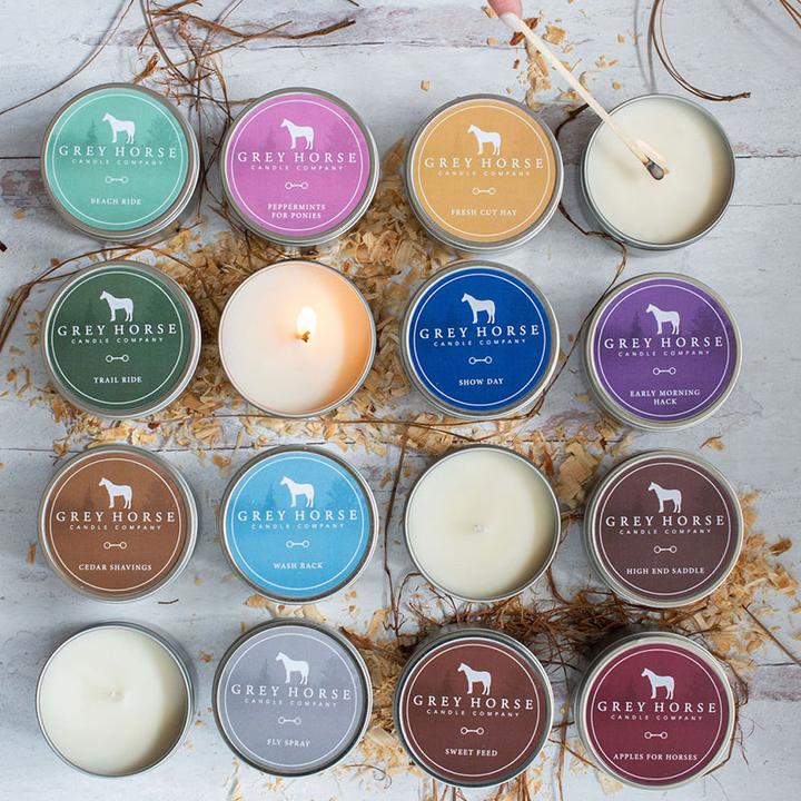 Grey Horse Candle Company Blanket Season Soy Tin