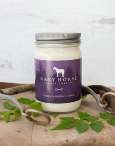 Grey Horse Candle Company Soy Candle- Early Morning Hack