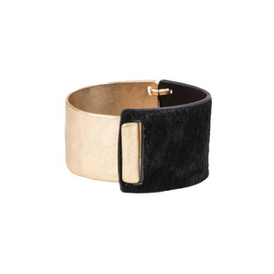 Aileen Cuff Leather Bracelet