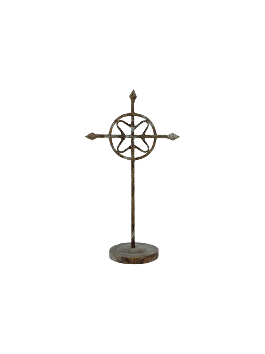 Antique Gold Arrow Cross