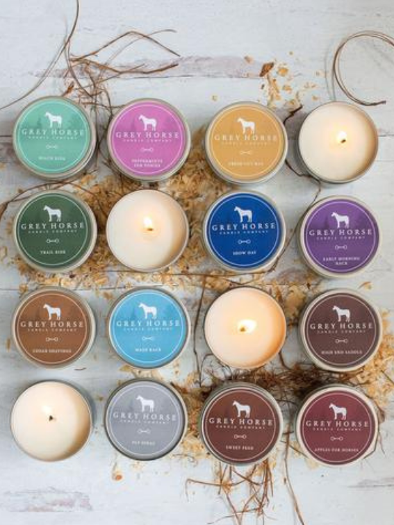 Grey Horse Candle Company Scented Soy Candle Tin