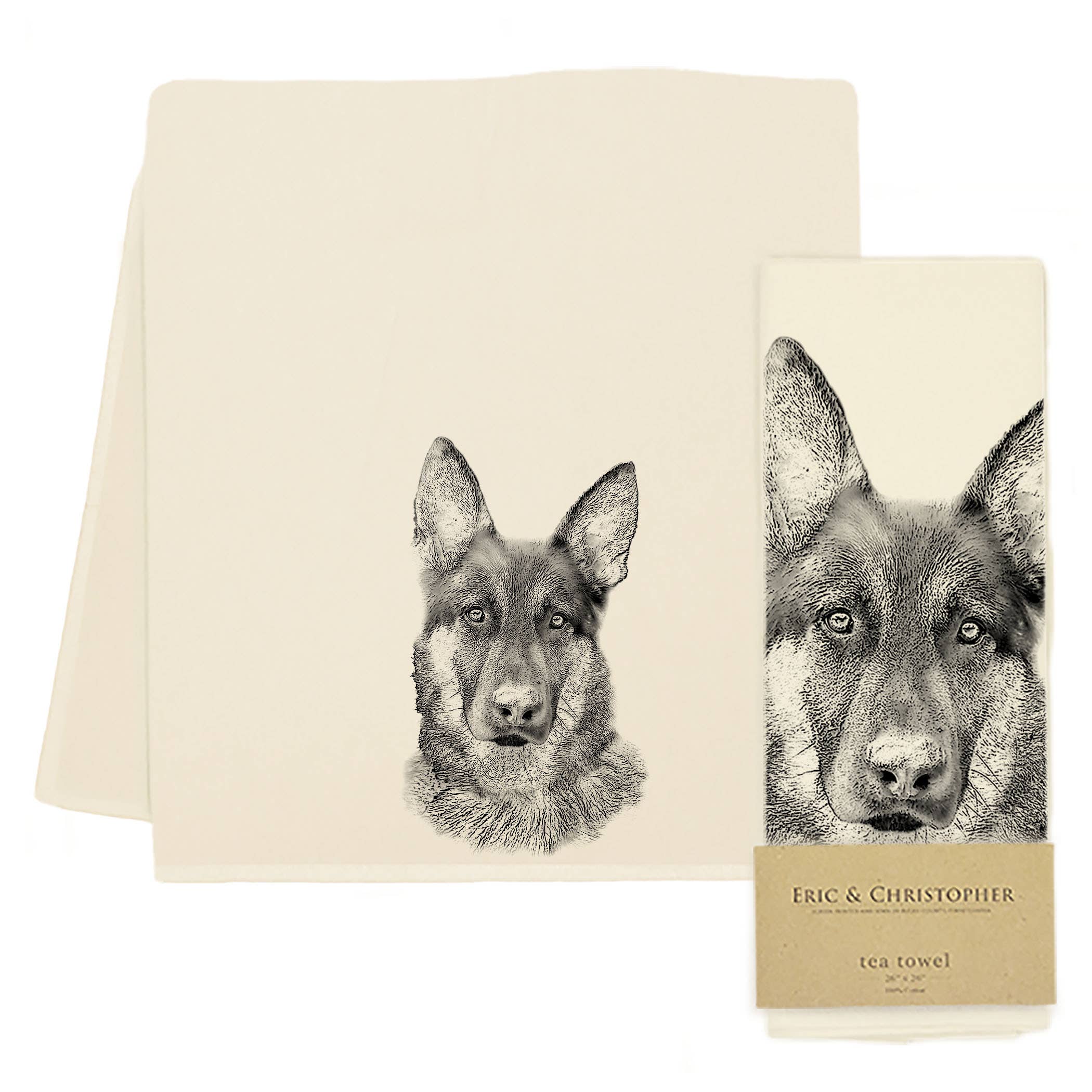 German Shepherd Tea Towel