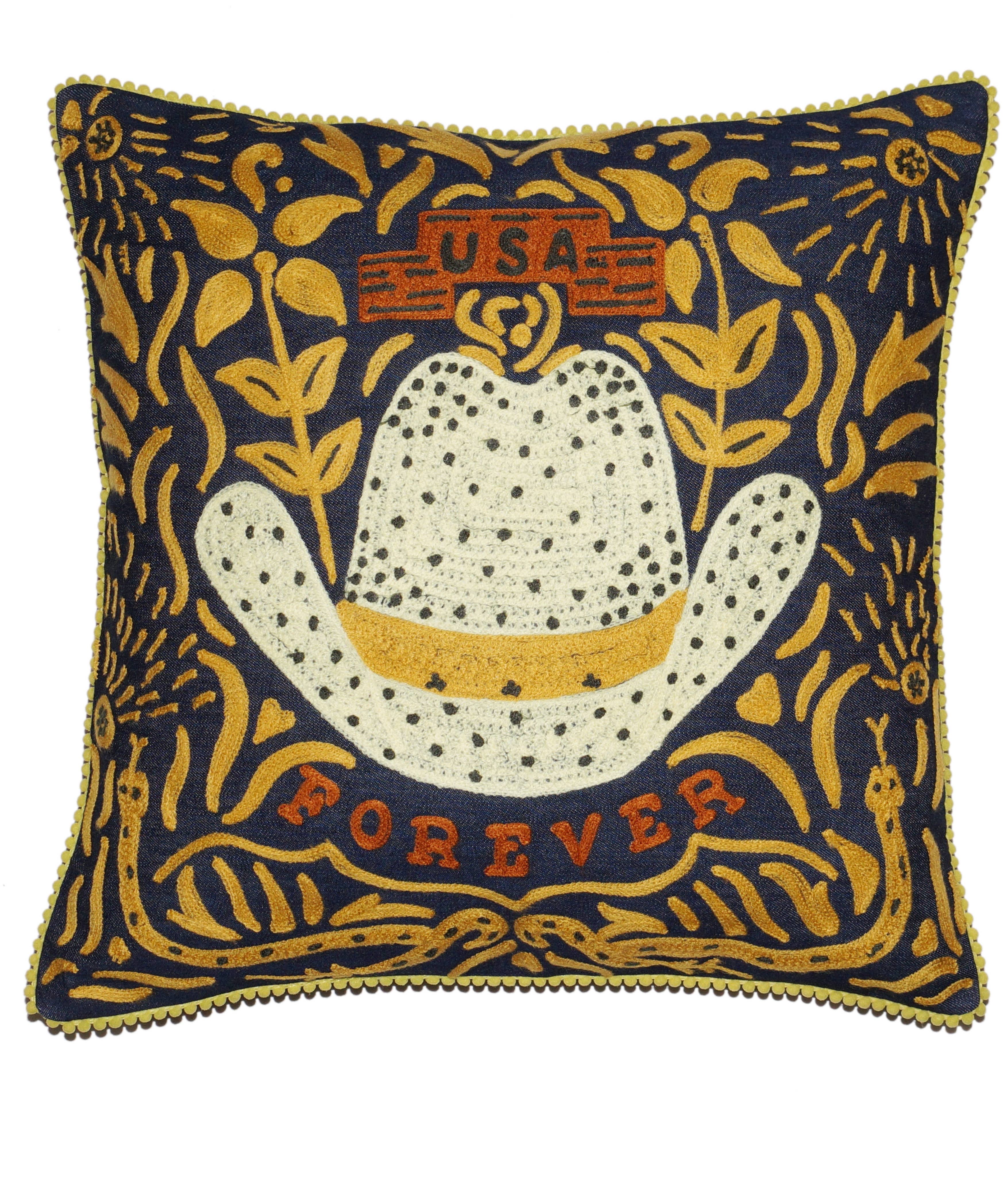 Stetson Rider Hat Pillow