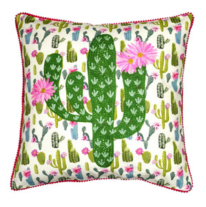 Wilderness Cacti Country Cactus Pillow