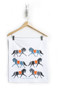 Tea Towel: Dressage Ponies