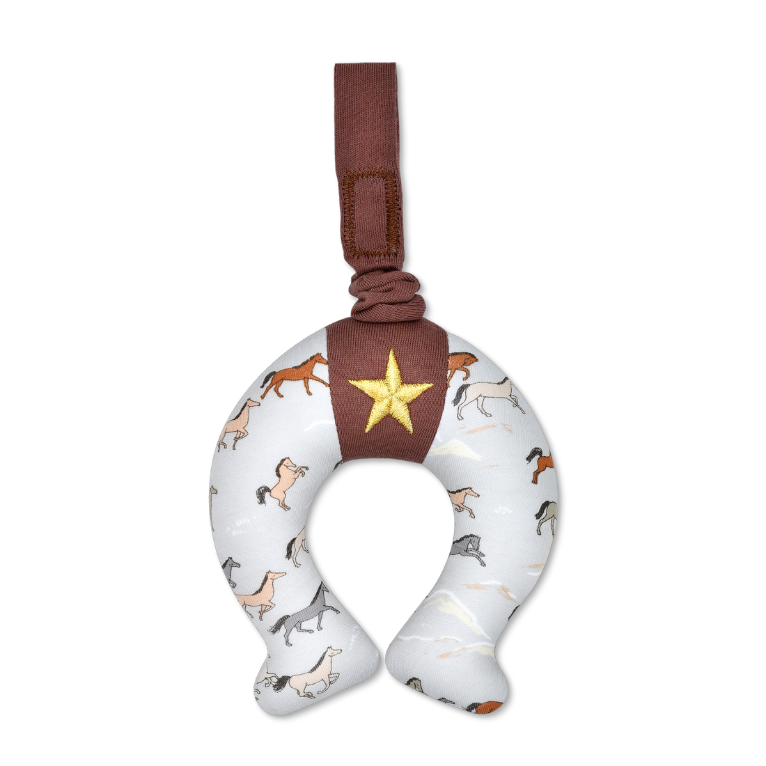 Wild Horses Horseshoe Stroller Toy