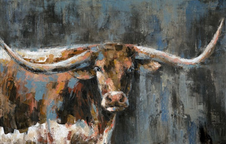 Longhorn Canvas Print 36x48