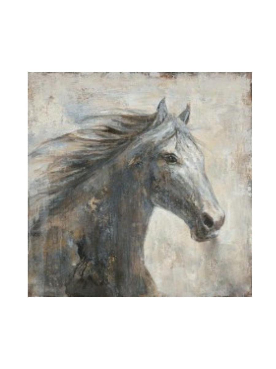 Running Horses Canvas Print 36x36
