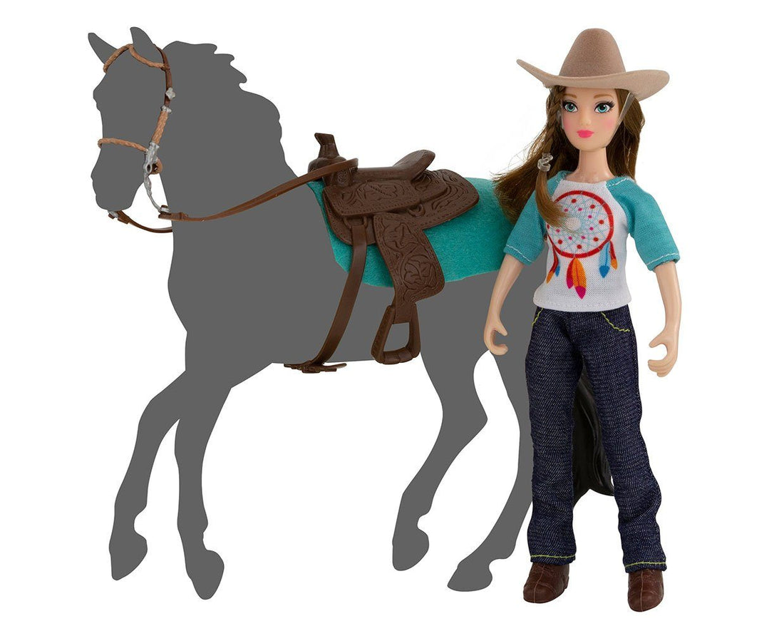 Natalie Western Rider With Tack