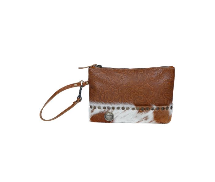 Blossomy Affair Leather &amp; Hair On Bag