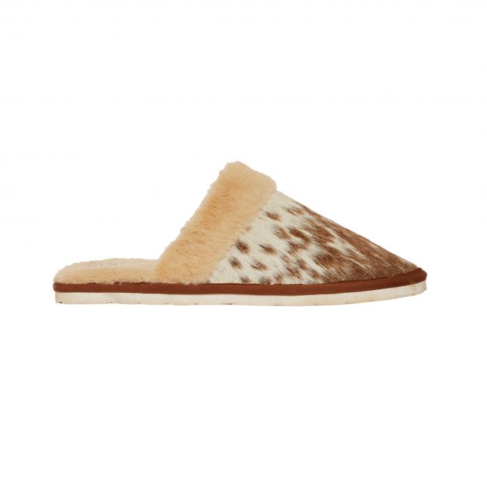 Cowhide Slipper