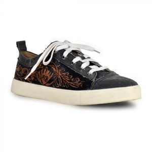 Women Limited Edition Hand Tooled Sneaker