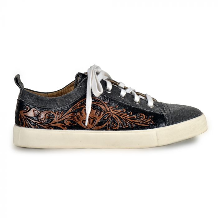 Women Limited Edition Hand Tooled Sneaker