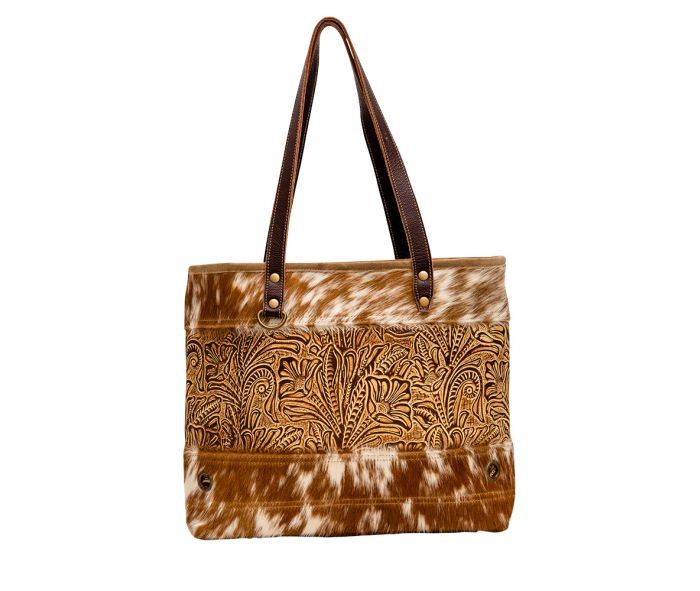 Spectacle Leather &amp; Hairon Bag