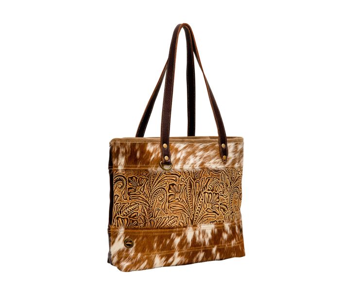 Spectacle Leather &amp; Hairon Bag