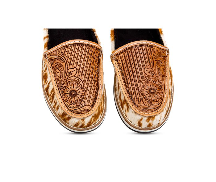 Electraun Wetern Hand-Tooled Sneakers