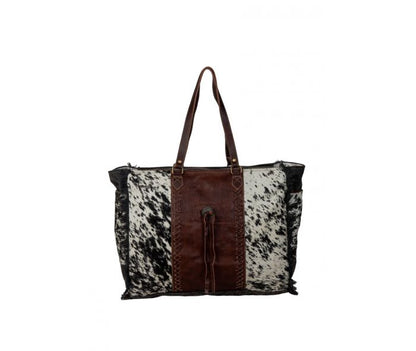 Rosalinda Cross Stitched Weekender Bag