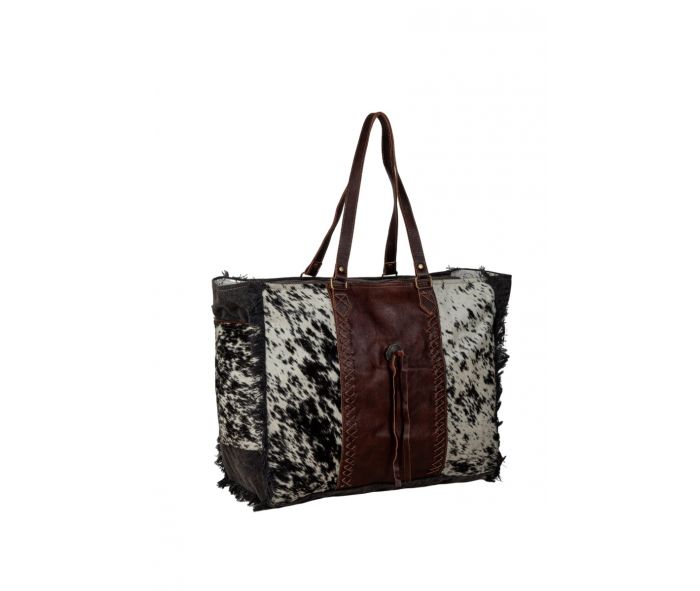 Rosalinda Cross Stitched Weekender Bag