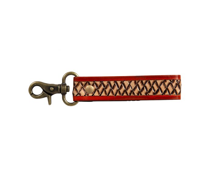 Maker’s Weave Hand-Tooled Key Fob