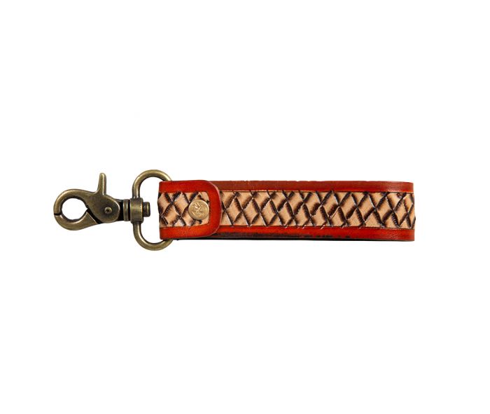 Maker’s Weave Hand-Tooled Key Fob