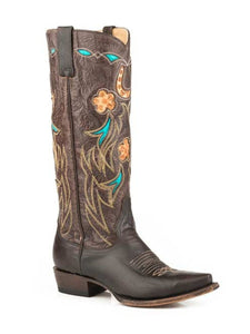 Willa Hand Tooled Cowboy Boots